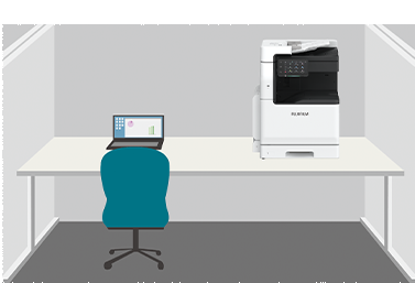 采用紧凑式设计，可放于桌面