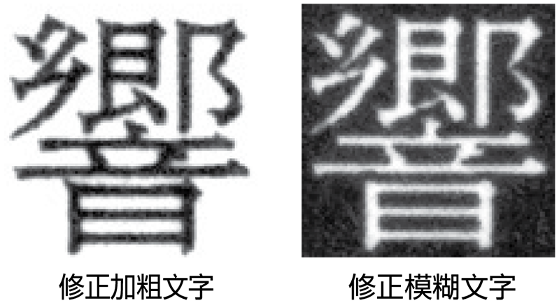 “调整反白文字/线条宽度”开启（8 pt字符）