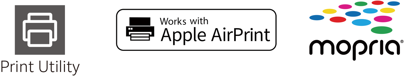Print Utility / AirPrint / Mopria Print Service 徽标