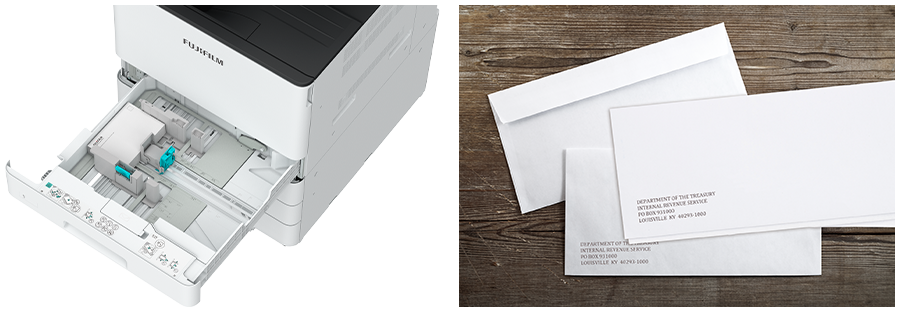 广泛支持各种尺寸和克重的纸张