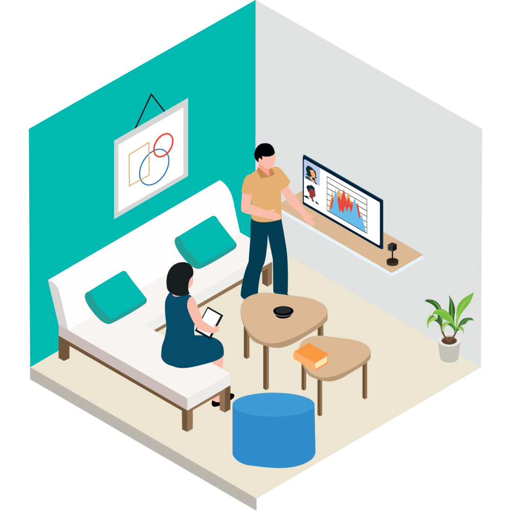 WorkSphere联合通讯应用场景:小型会议空间