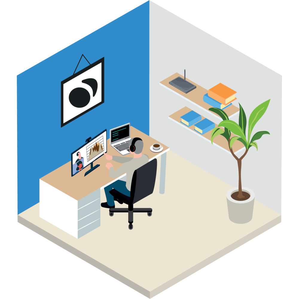 WorkSphere联合通讯应用场景:个人办公桌